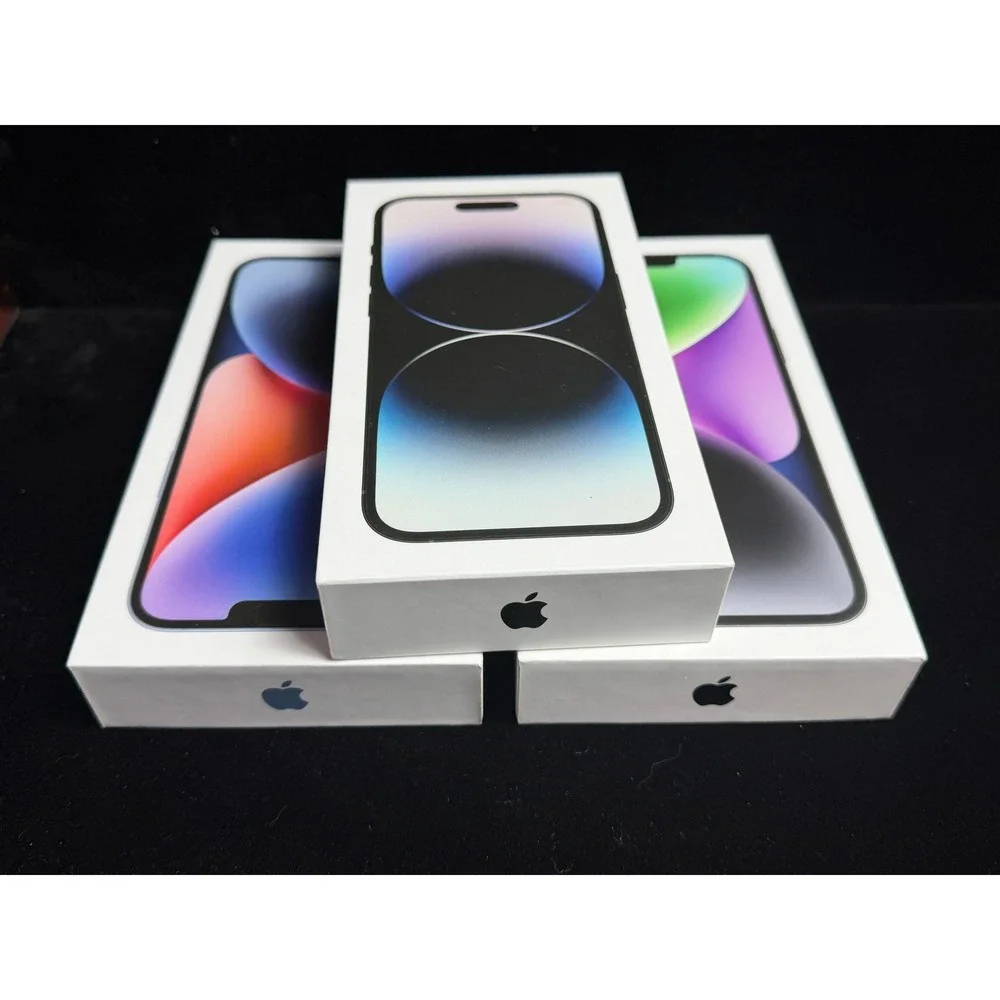 Apple‎ iPhone 14 Pro & 14 Plus Empty Retail Boxes Lot of 3 - Excellent Condition